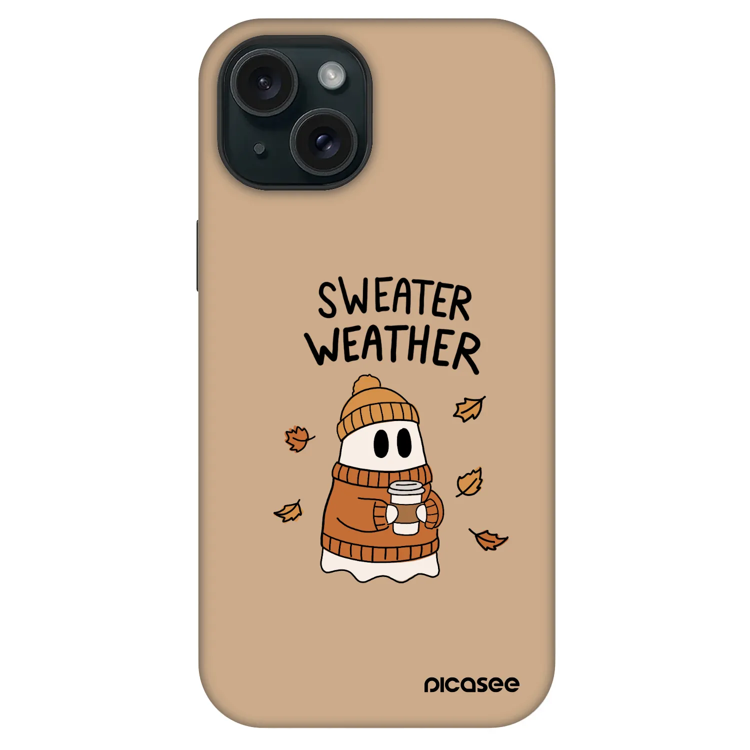 Picasee Fashion Case MagSafe za Apple iPhone 15 - Sweater ghost