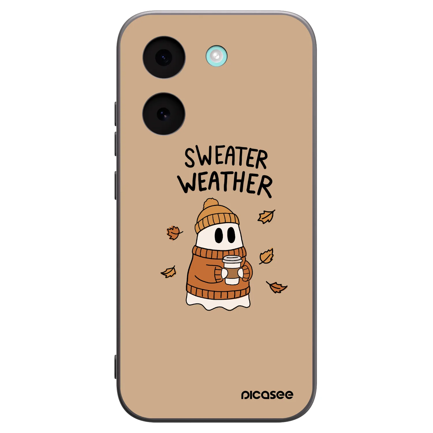 Picasee crna silikonska maskica za Xiaomi Poco X8 Pro - Sweater ghost