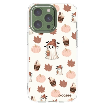 Silikonska prozirna maskica za Apple iPhone 13 Pro - Pumpkin spice