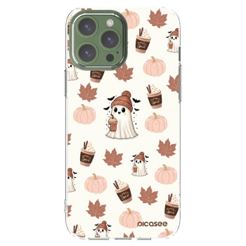 Picasee silikonska prozirna maskica za Apple iPhone 13 Pro Max - Pumpkin spice