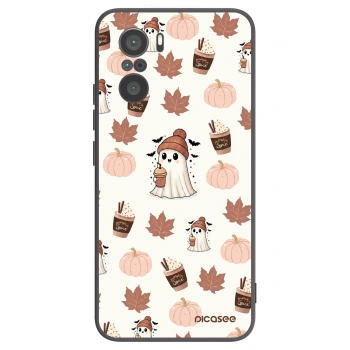 Picasee crna silikonska maskica za Xiaomi Poco F3 - Pumpkin spice