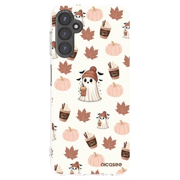 Picasee silikonska prozirna maskica za Samsung Galaxy A14 5G A146P - Pumpkin spice