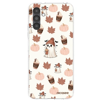 Picasee silikonska prozirna maskica za Samsung Galaxy A04s A047F - Pumpkin spice