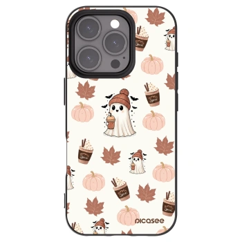 Picasee crna silikonska maskica za Apple iPhone 16 Pro - Pumpkin spice