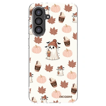 Picasee silikonska prozirna maskica za Samsung Galaxy A56 5G A566B - Pumpkin spice