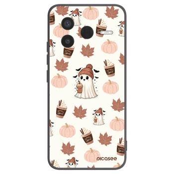 Picasee crna silikonska maskica za Xiaomi Poco F7 Pro 5G - Pumpkin spice