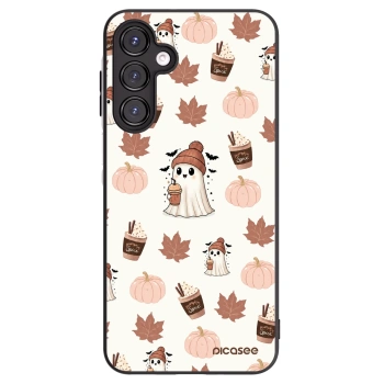 Picasee crna silikonska maskica za Samsung Galaxy A16 4G - Pumpkin spice