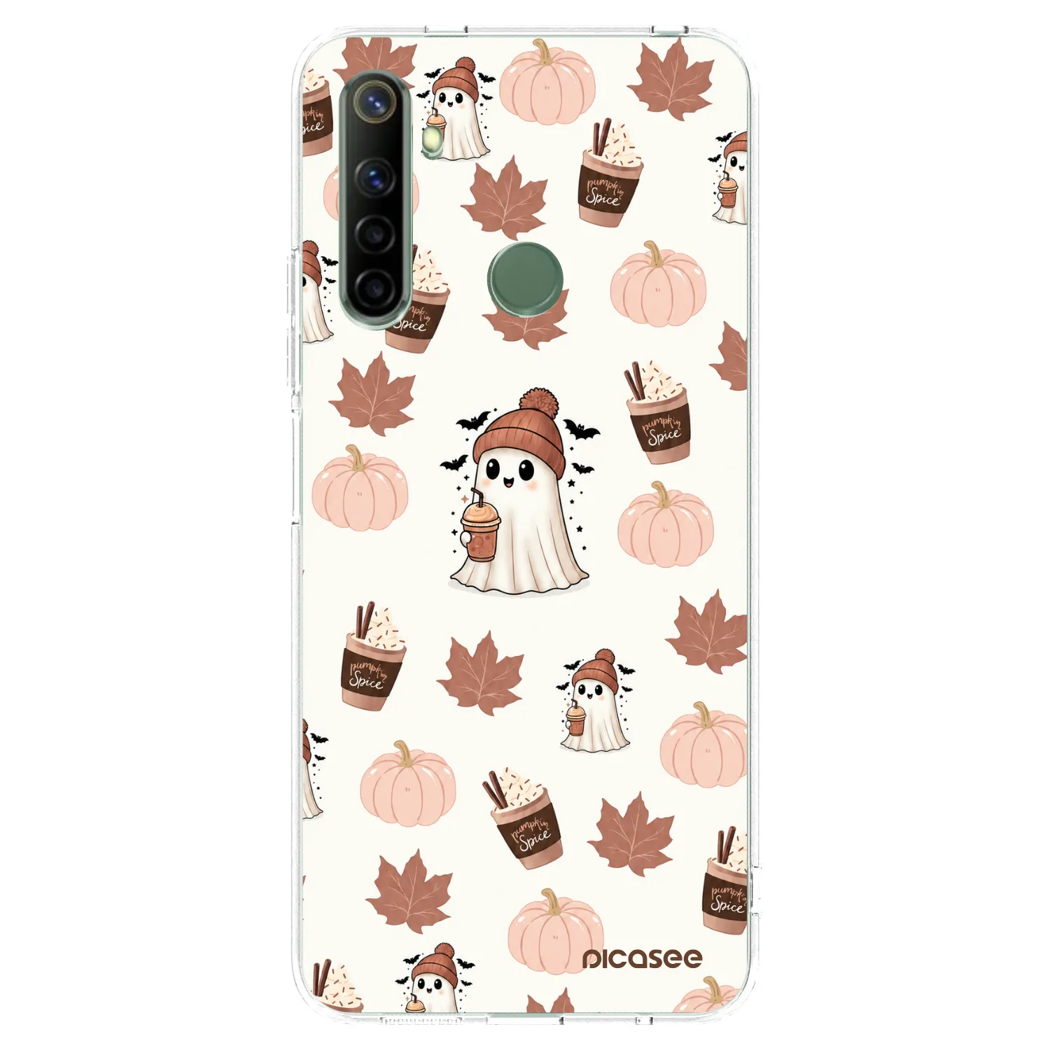 Picasee silikonska prozirna maskica za Realme 6i - Pumpkin spice