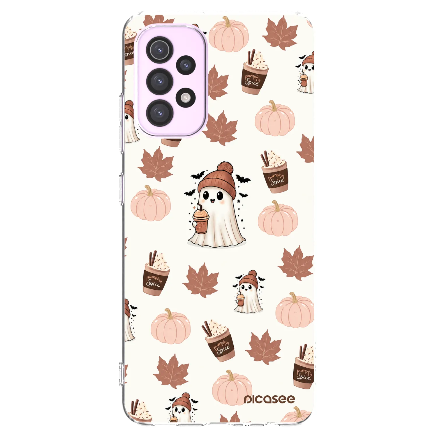 Picasee silikonska prozirna maskica za Samsung Galaxy A32 5G A326B - Pumpkin spice