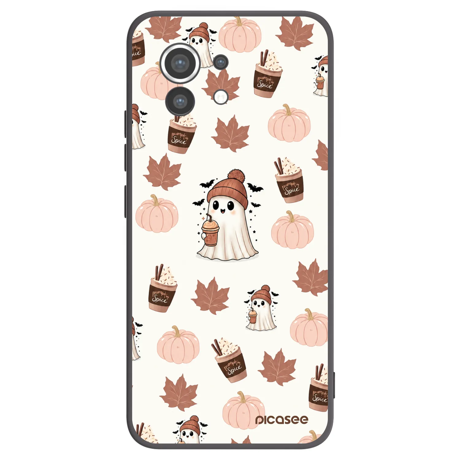 Picasee crna silikonska maskica za Xiaomi Mi 11 - Pumpkin spice