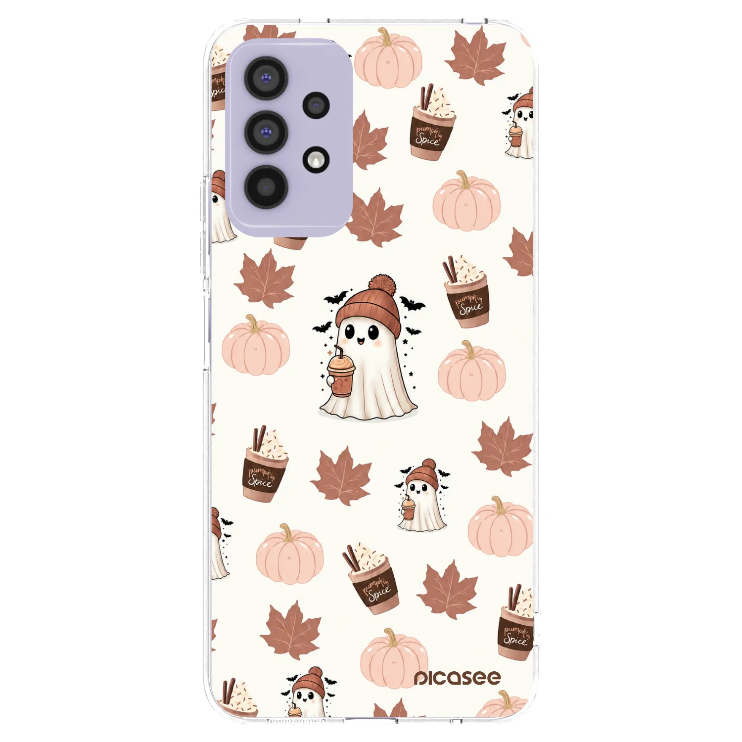 Picasee silikonska prozirna maskica za Samsung Galaxy A32 4G SM-A325F - Pumpkin spice