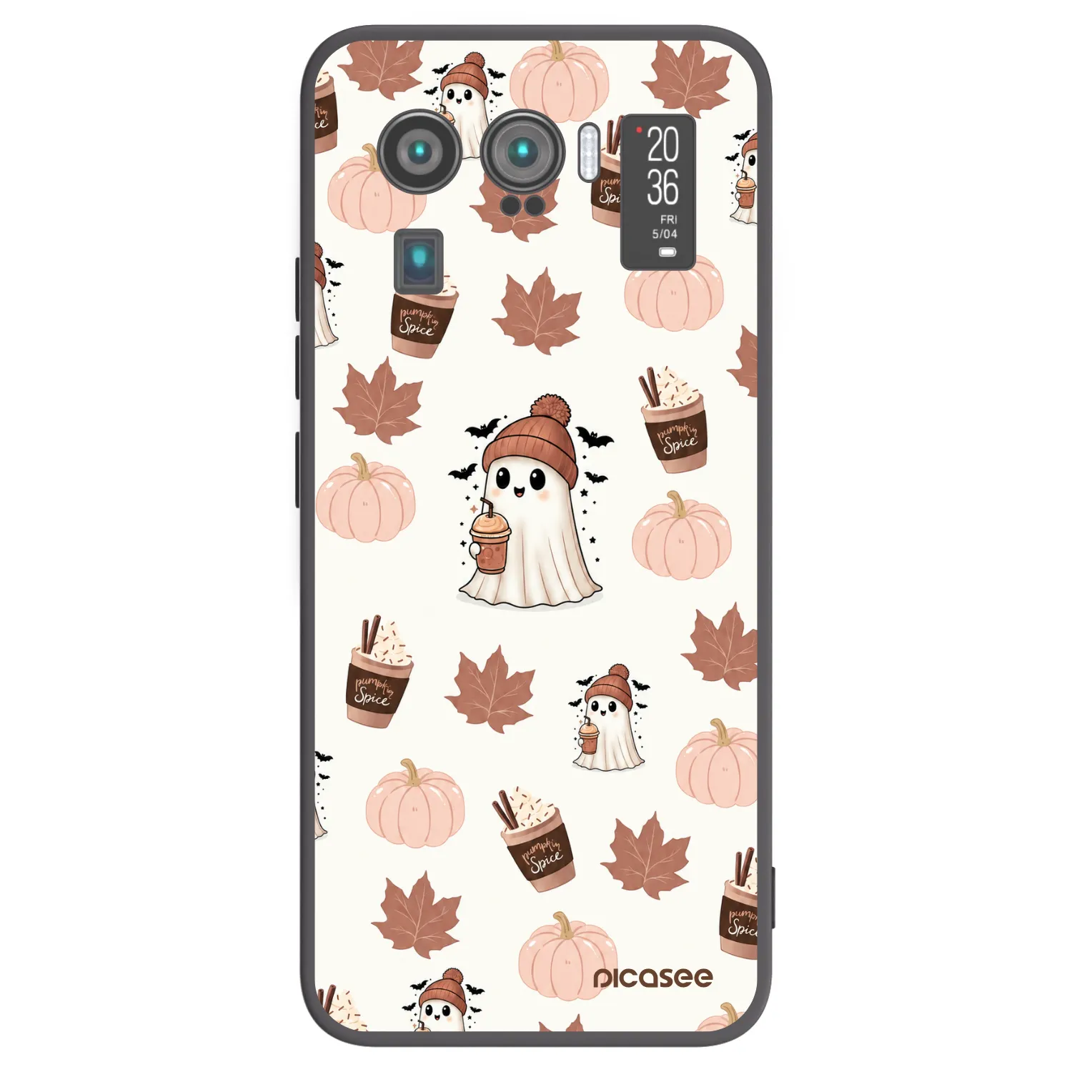 Picasee crna silikonska maskica za Xiaomi Mi 11 Ultra - Pumpkin spice