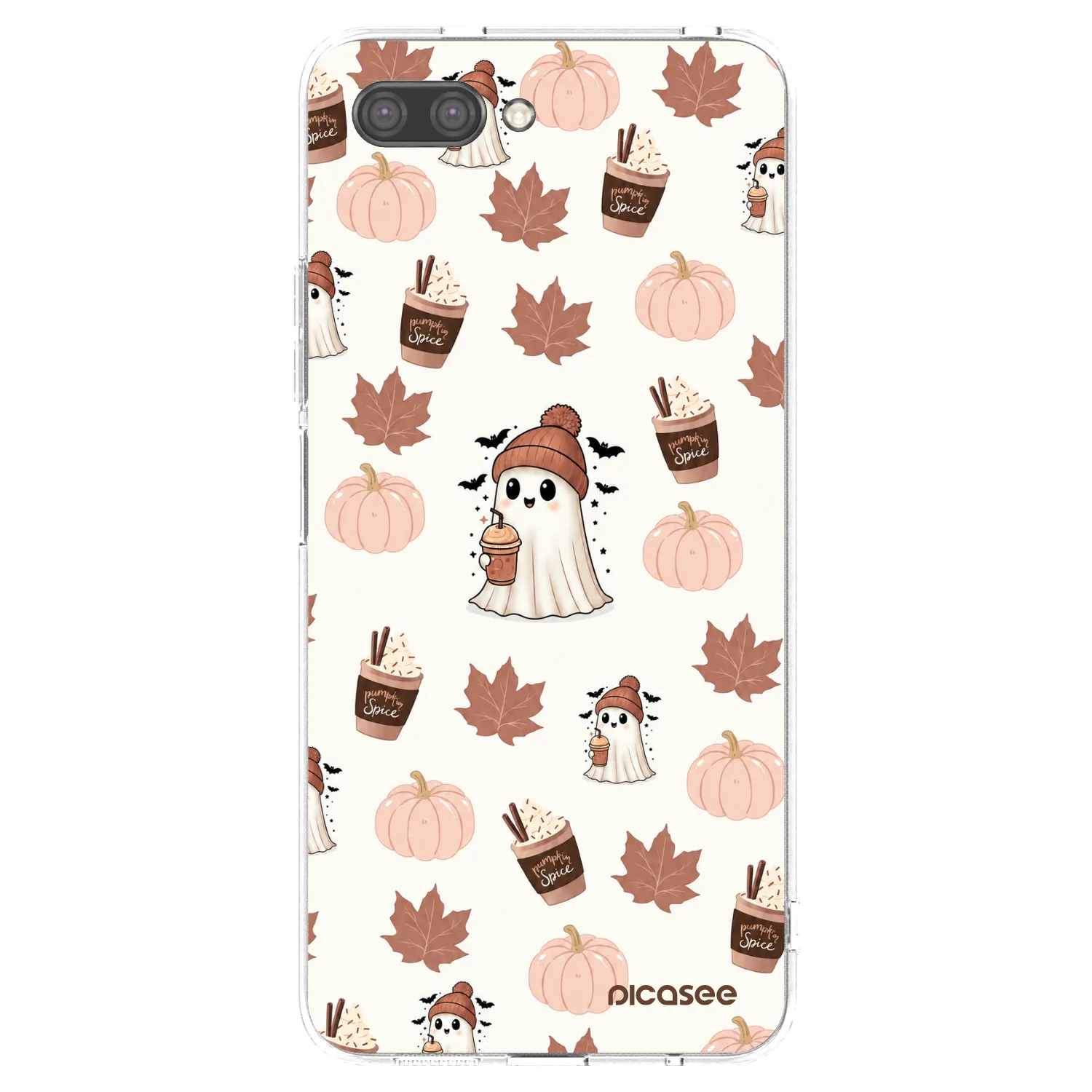 Picasee silikonska prozirna maskica za Honor 10 - Pumpkin spice