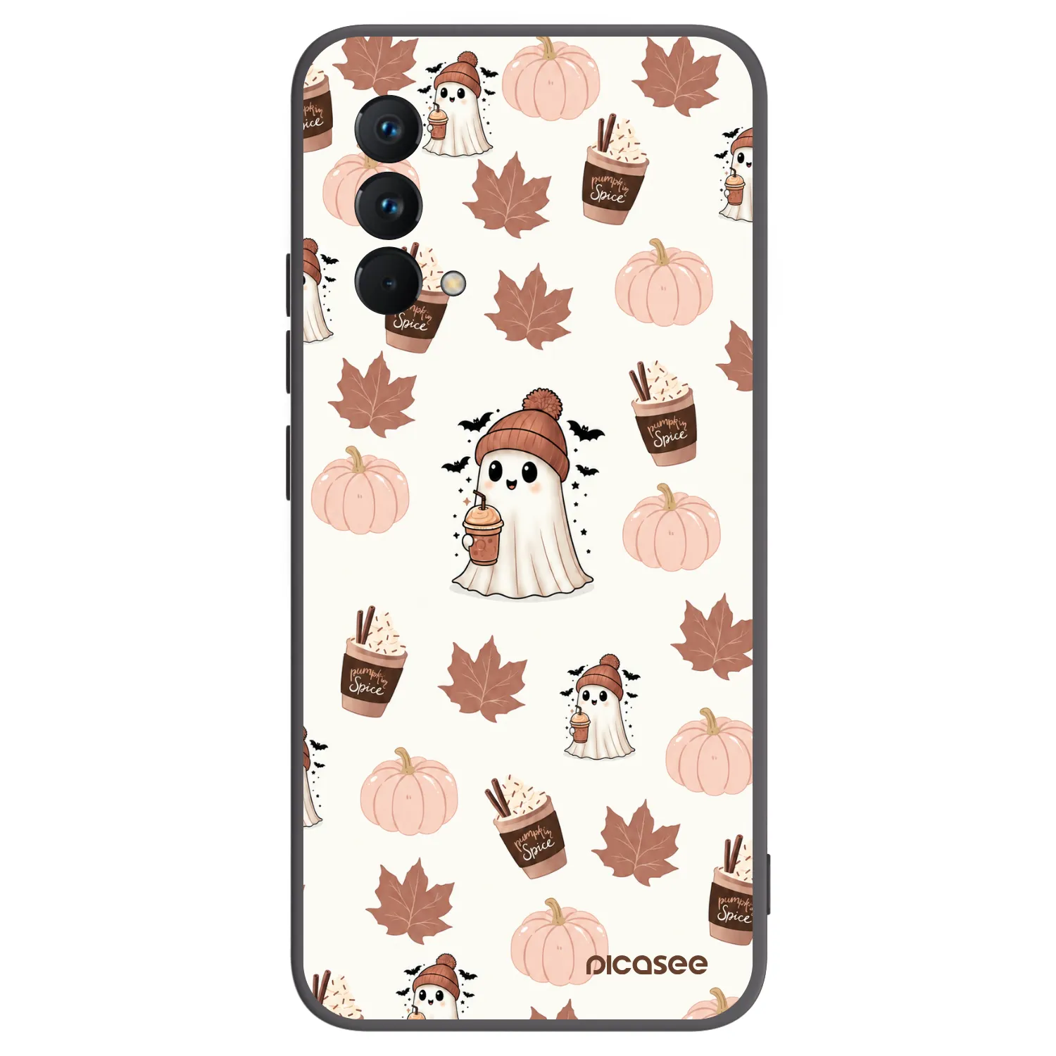 Picasee crna silikonska maskica za Realme GT Master Edition 5G - Pumpkin spice