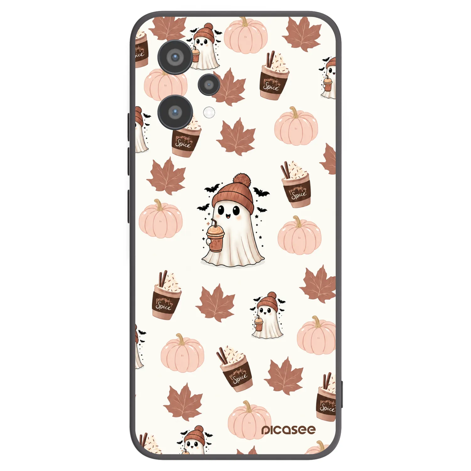 Picasee crna silikonska maskica za Realme 9 Pro 5G - Pumpkin spice
