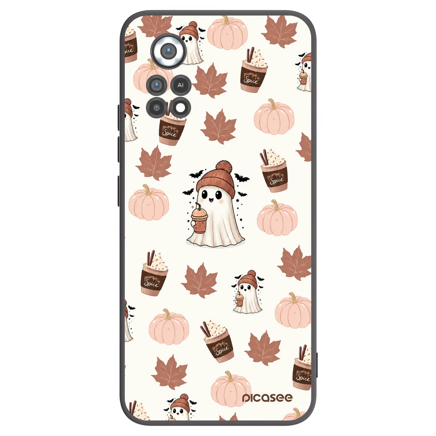 Picasee crna silikonska maskica za Xiaomi Poco X4 Pro 5G - Pumpkin spice