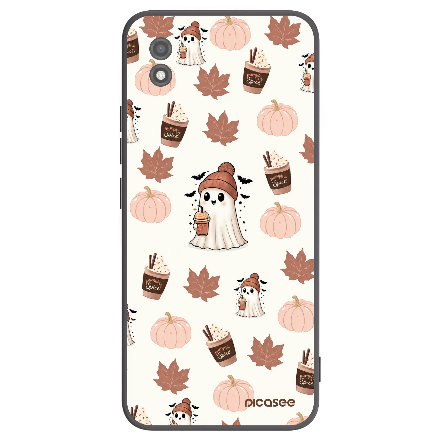 Picasee crna silikonska maskica za Realme C11 (2021) - Pumpkin spice