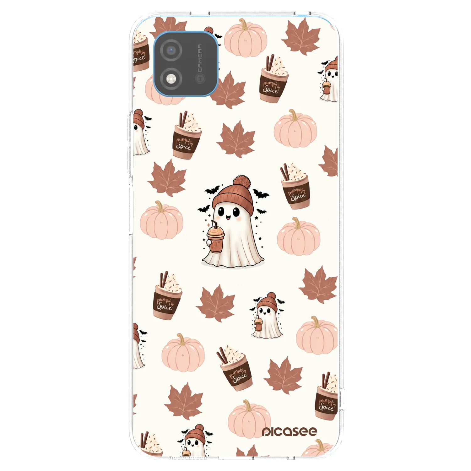 Picasee silikonska prozirna maskica za Realme C11 (2021) - Pumpkin spice