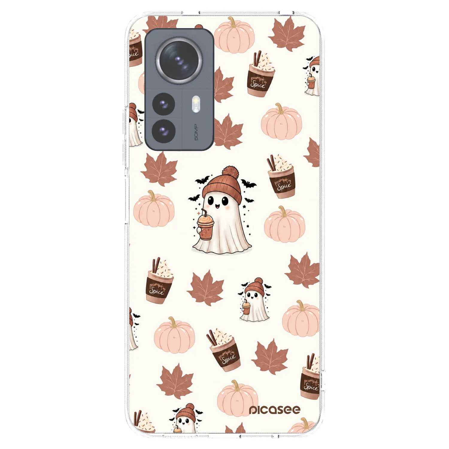 Picasee silikonska prozirna maskica za Xiaomi 12 Pro - Pumpkin spice