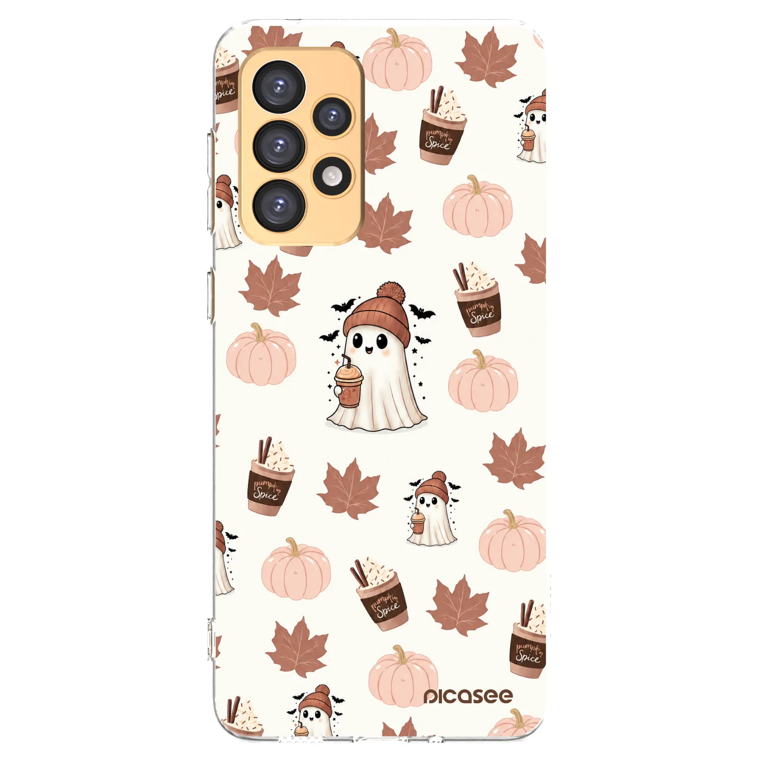 Picasee silikonska prozirna maskica za Samsung Galaxy A33 5G A336 - Pumpkin spice