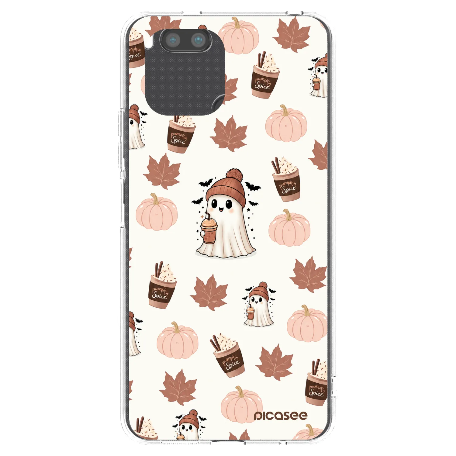 Picasee silikonska prozirna maskica za Xiaomi Redmi A1 - Pumpkin spice