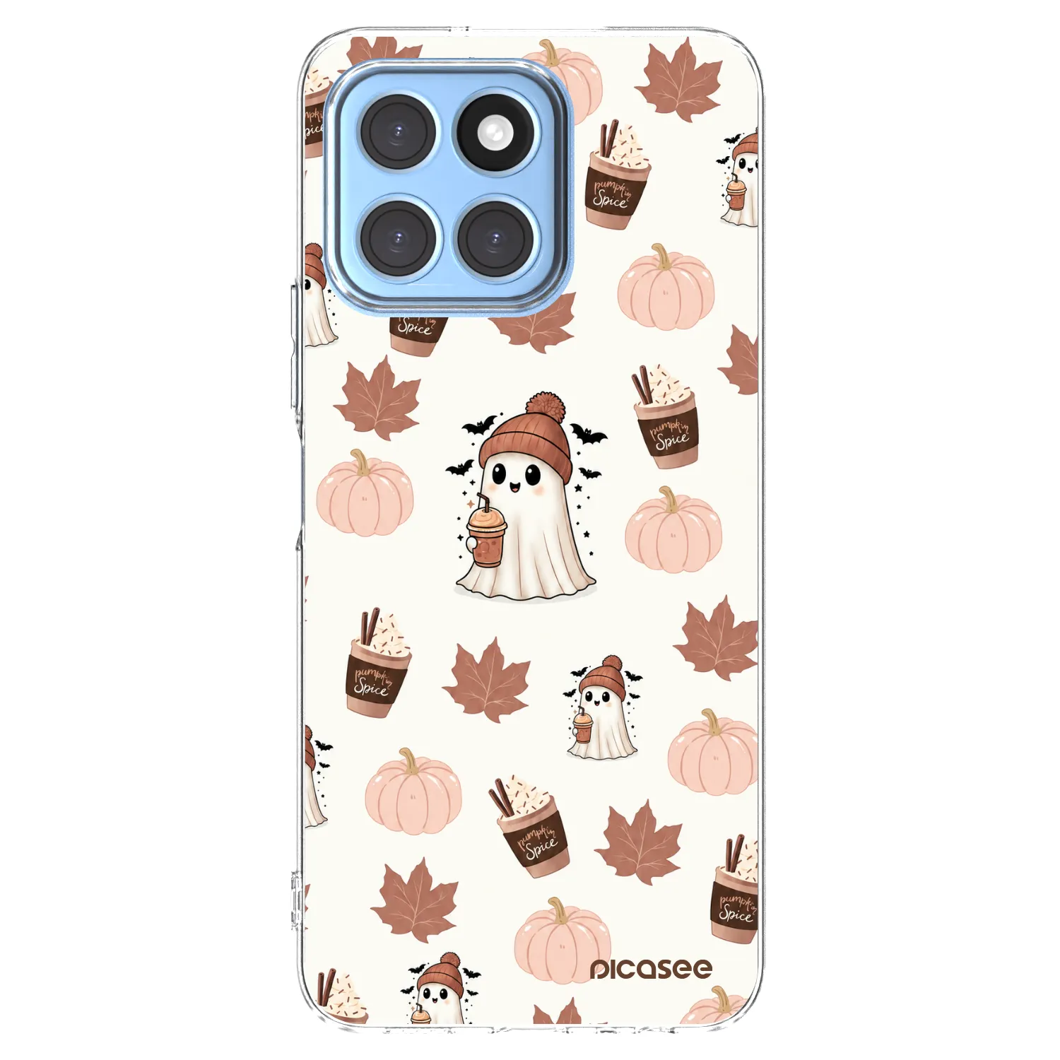 Picasee silikonska prozirna maskica za Honor X6 - Pumpkin spice