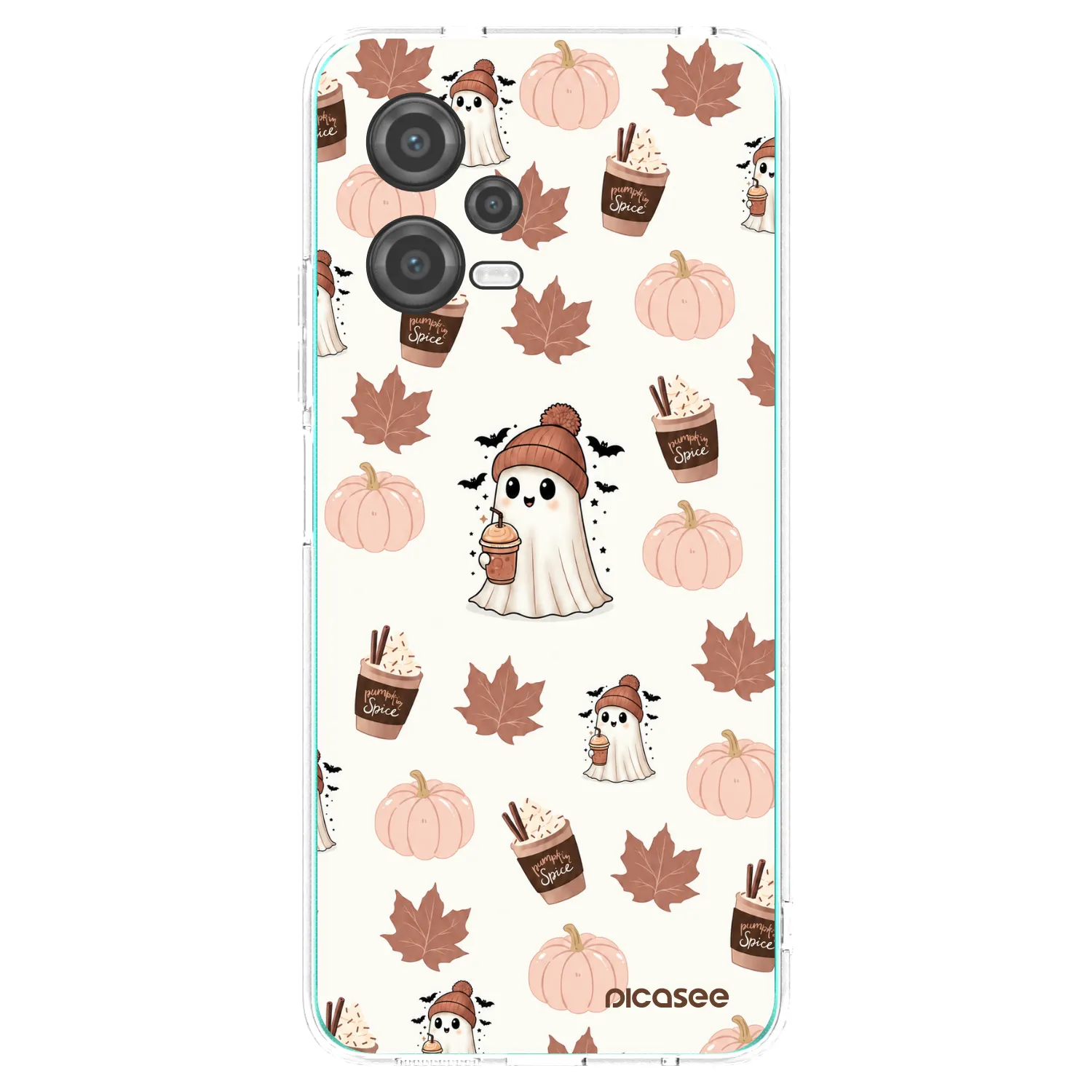 Picasee silikonska prozirna maskica za Xiaomi Poco X5 - Pumpkin spice