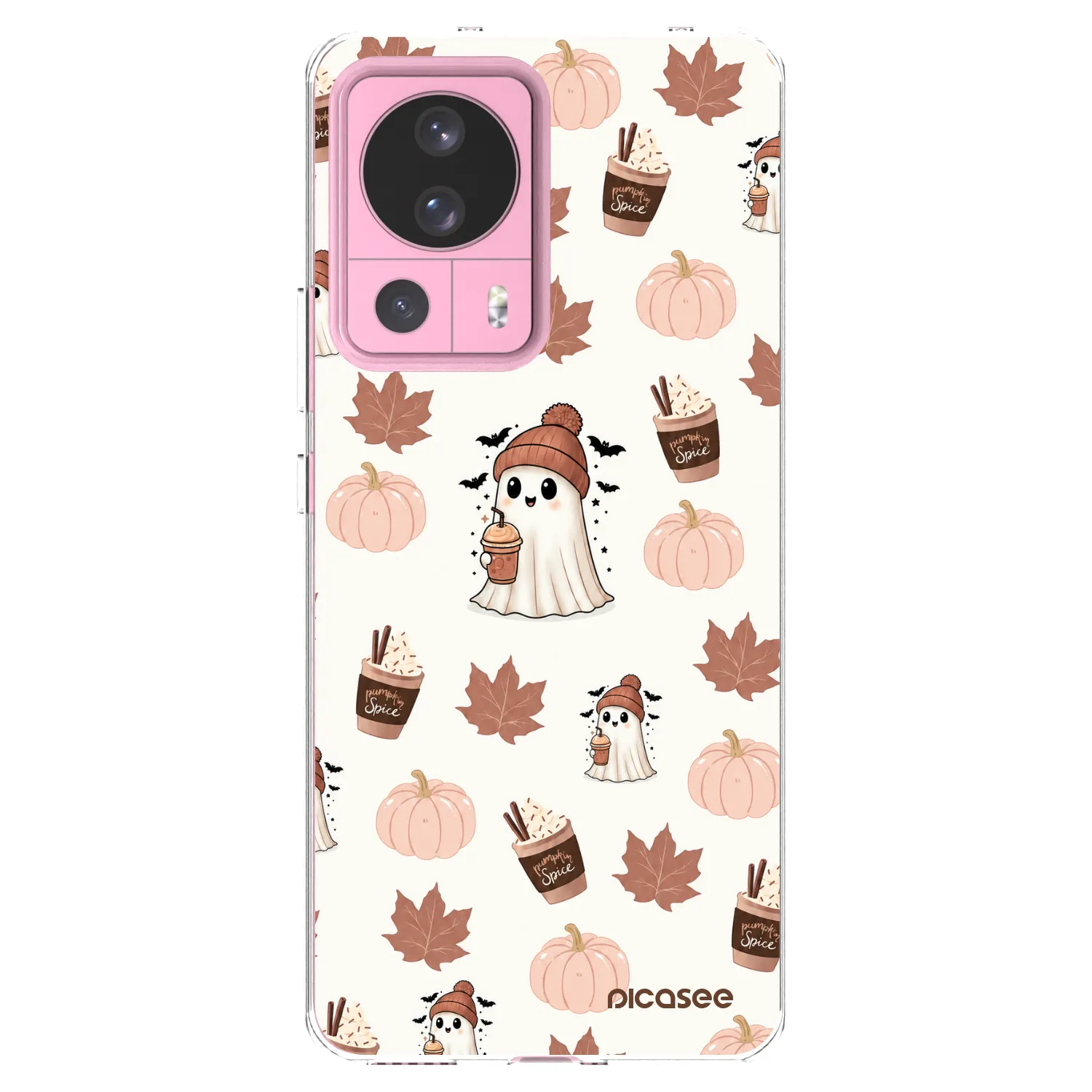 Picasee silikonska prozirna maskica za Xiaomi 13 Lite - Pumpkin spice