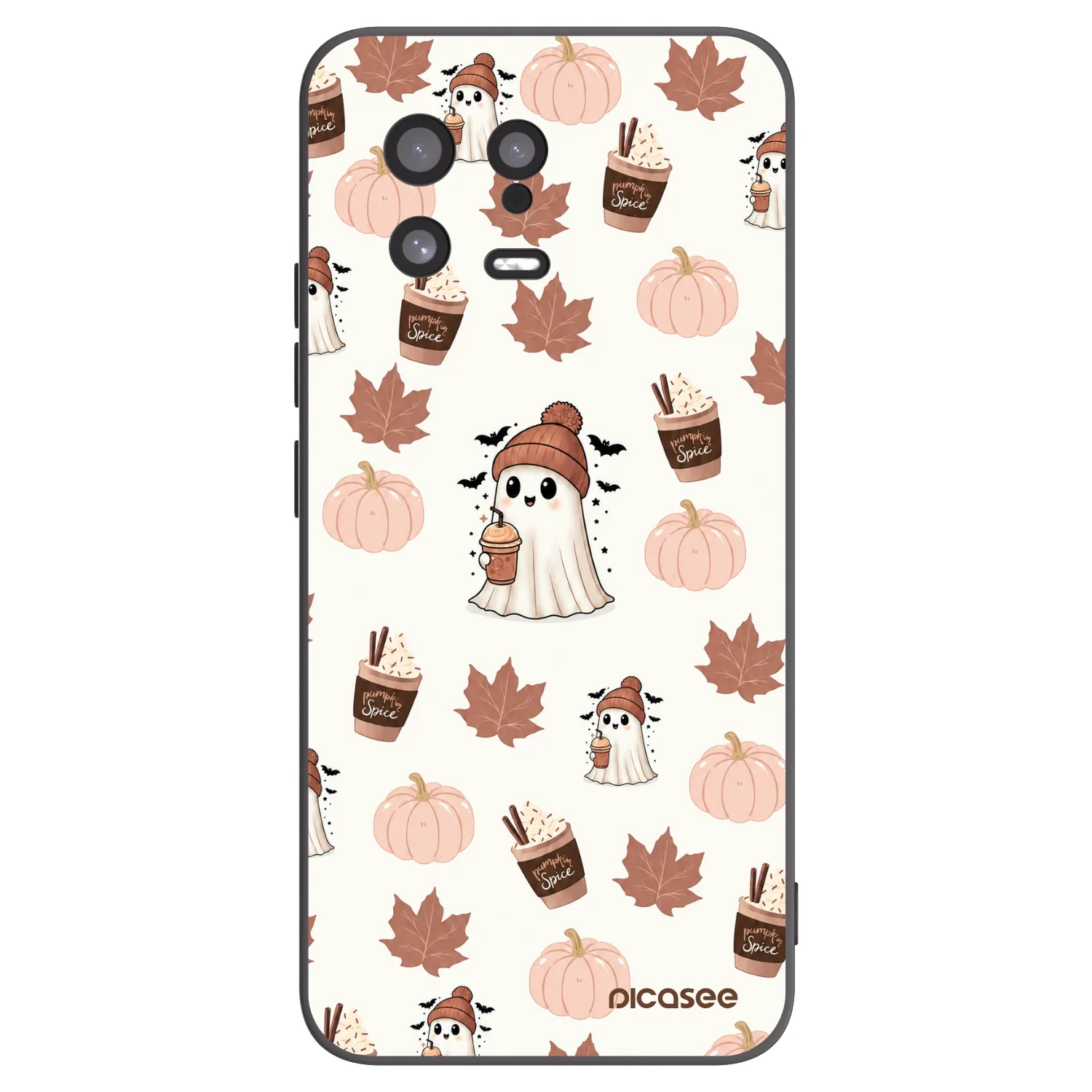 Picasee crna silikonska maskica za Xiaomi 13 - Pumpkin spice