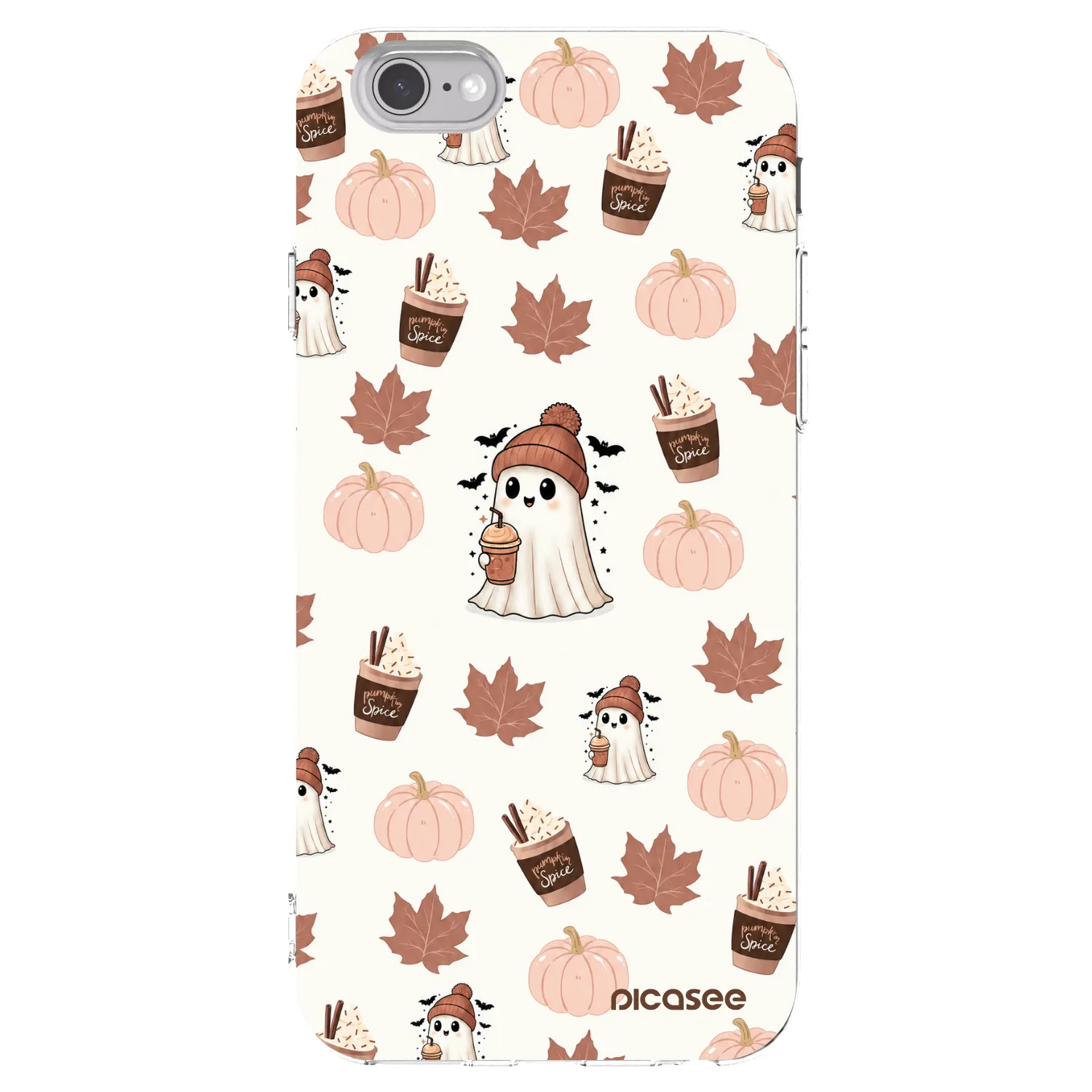 Picasee silikonska prozirna maskica za Apple iPhone 6/6S - Pumpkin spice