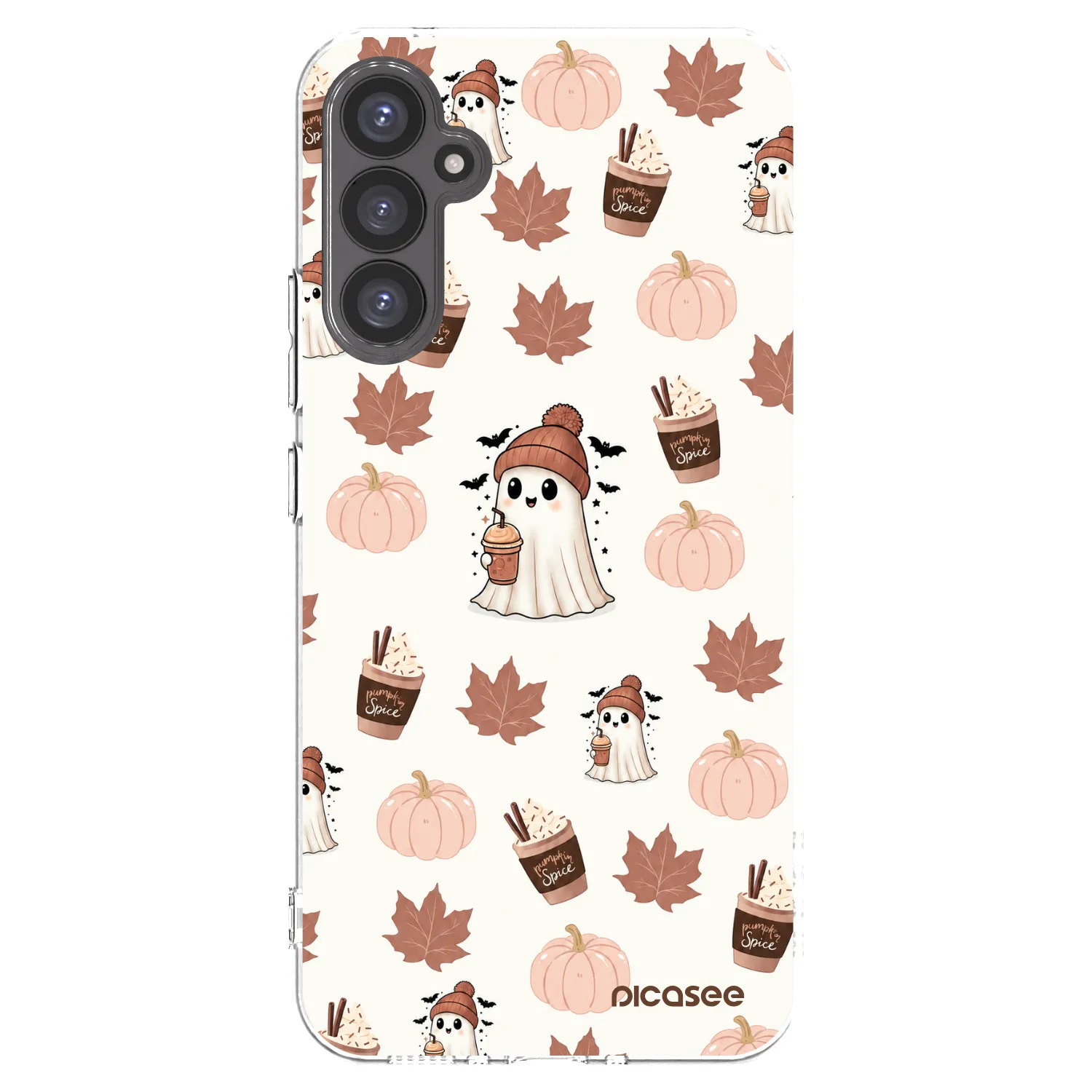 Picasee silikonska prozirna maskica za Samsung Galaxy A34 5G A346B - Pumpkin spice