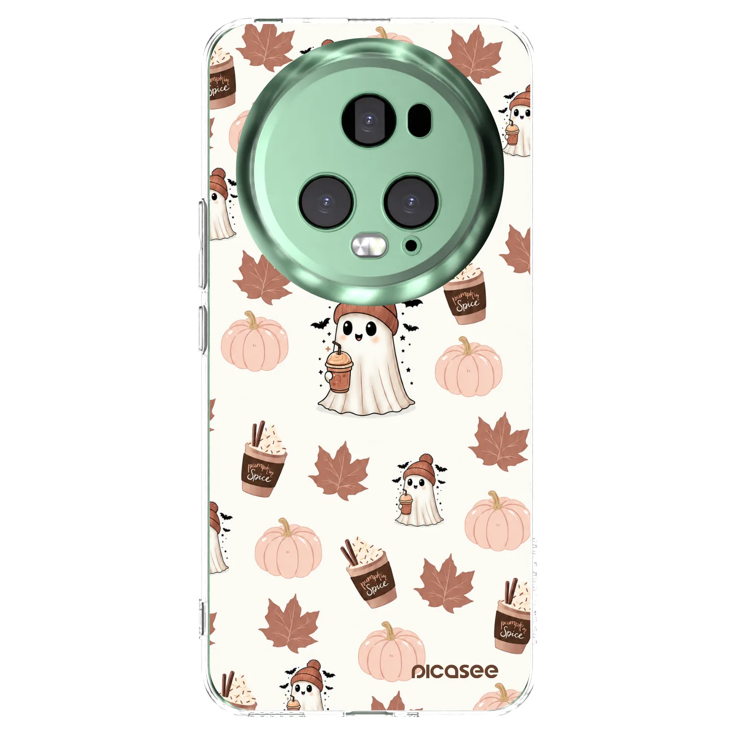 Picasee silikonska prozirna maskica za Honor Magic5 Pro - Pumpkin spice