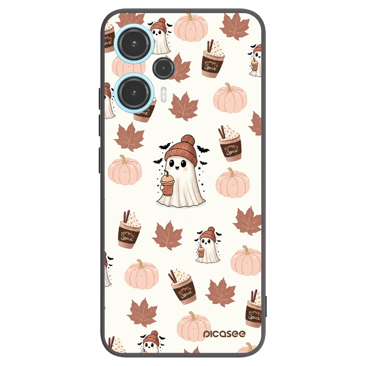 Picasee crna silikonska maskica za Xiaomi Poco F5 - Pumpkin spice