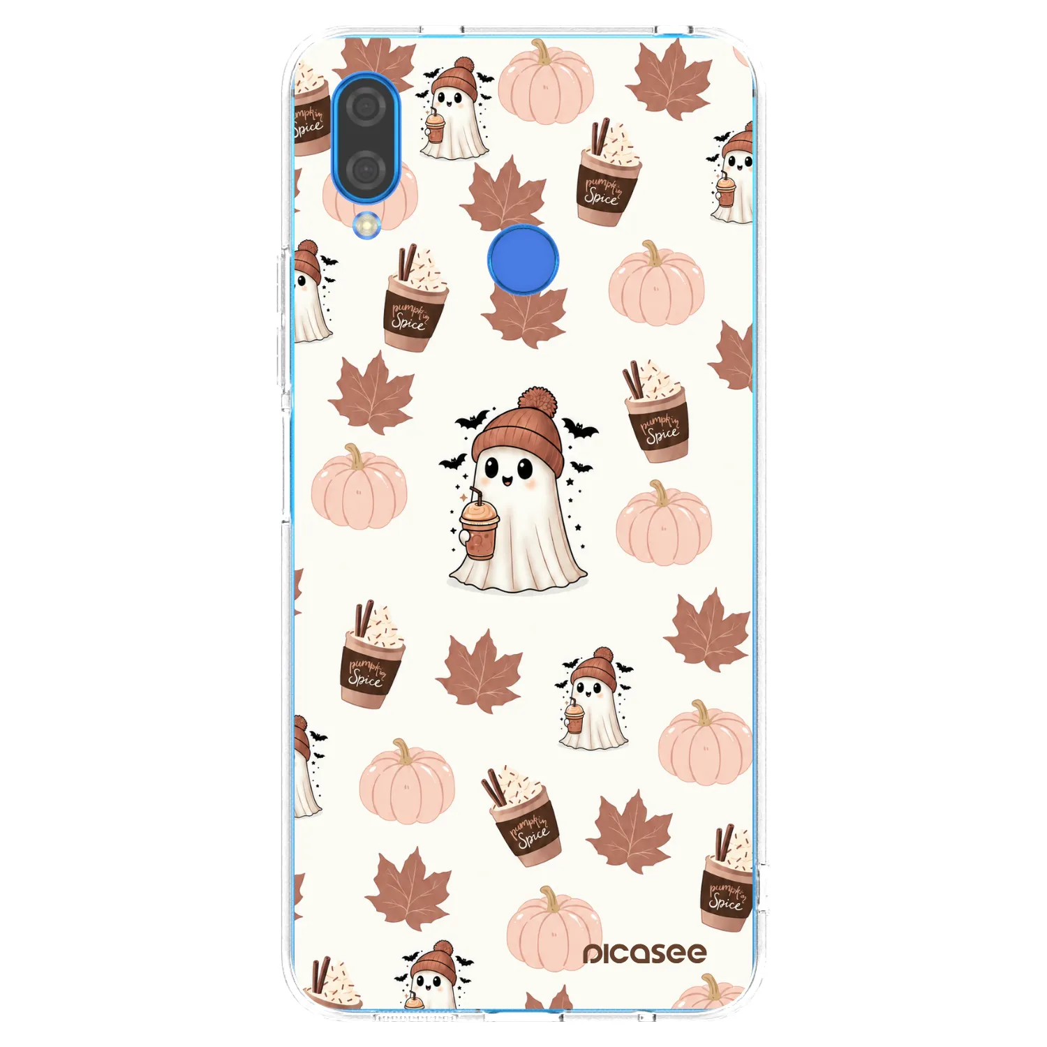 Picasee silikonska prozirna maskica za Huawei Nova 3i - Pumpkin spice