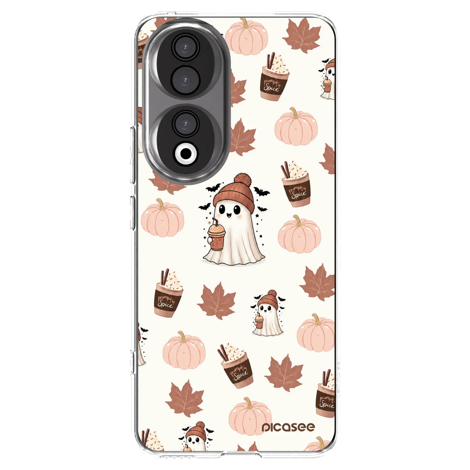 Picasee silikonska prozirna maskica za Honor 90 5G - Pumpkin spice