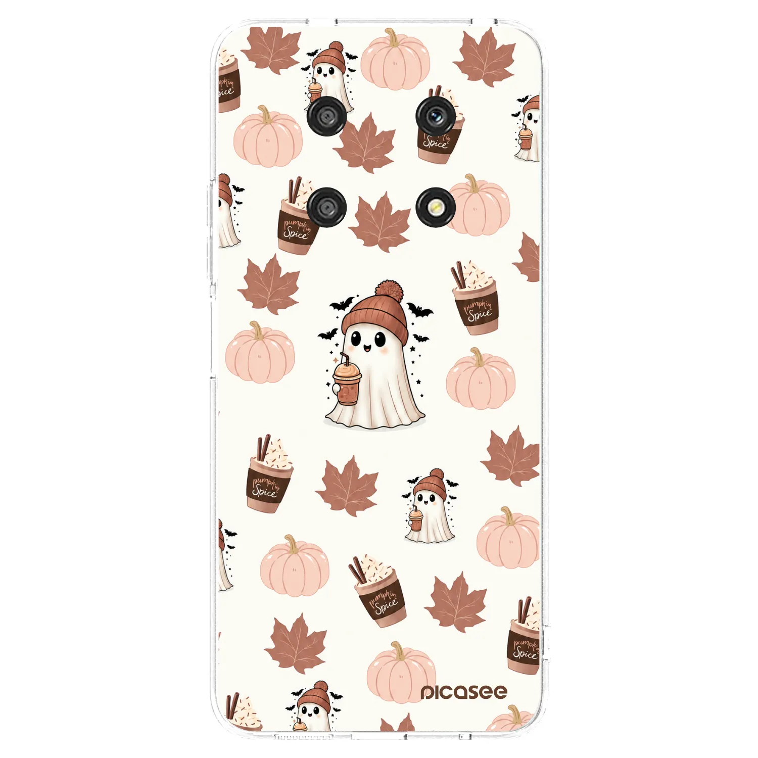 Picasee silikonska prozirna maskica za Honor Magic4 Lite 5G - Pumpkin spice