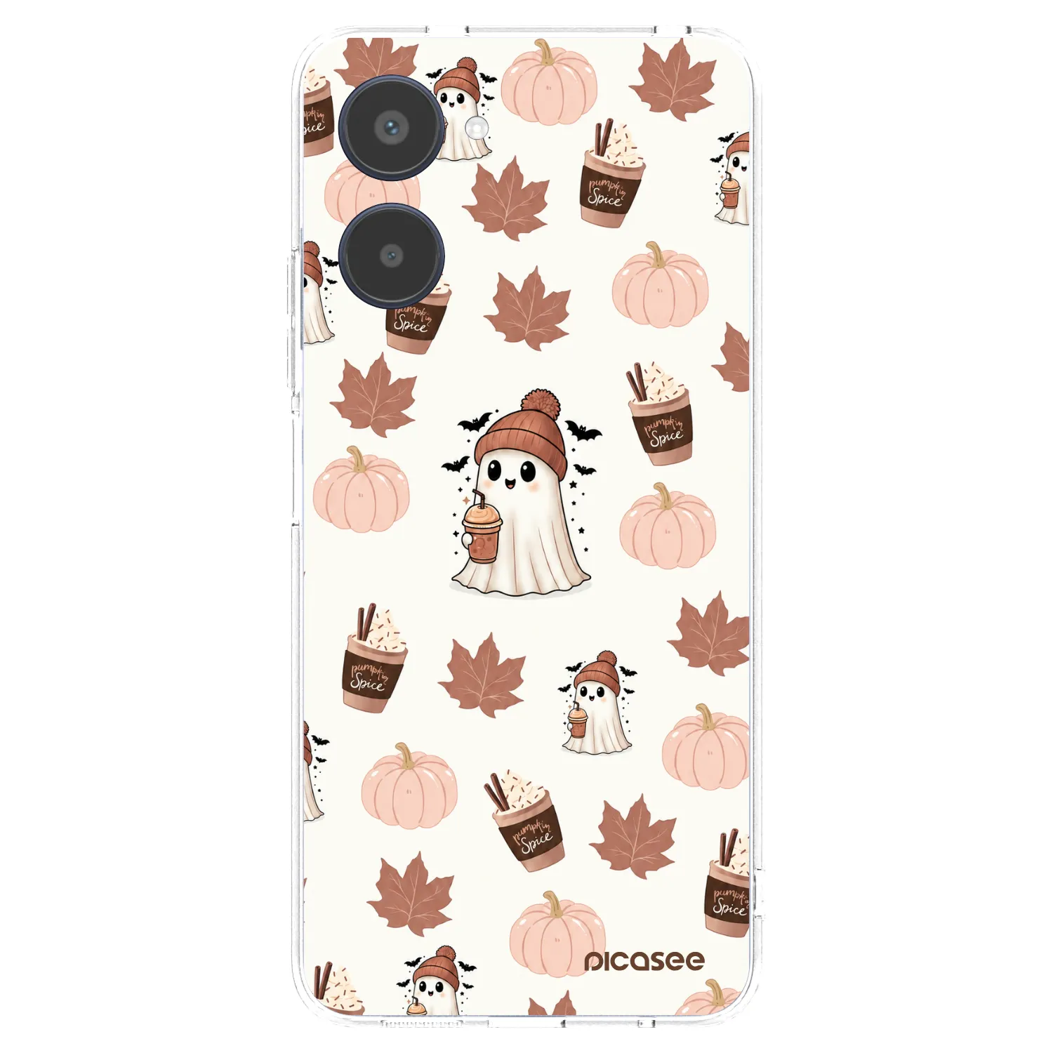 Picasee silikonska prozirna maskica za Realme 10 4G - Pumpkin spice