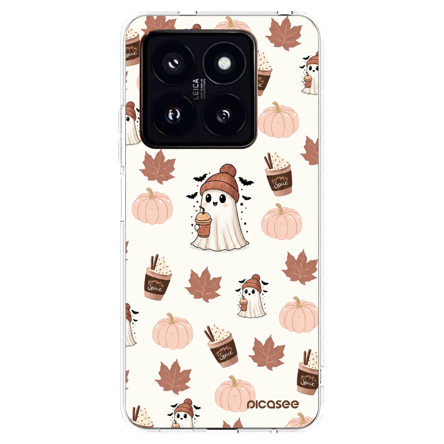 Picasee silikonska prozirna maskica za Xiaomi 14 Pro - Pumpkin spice
