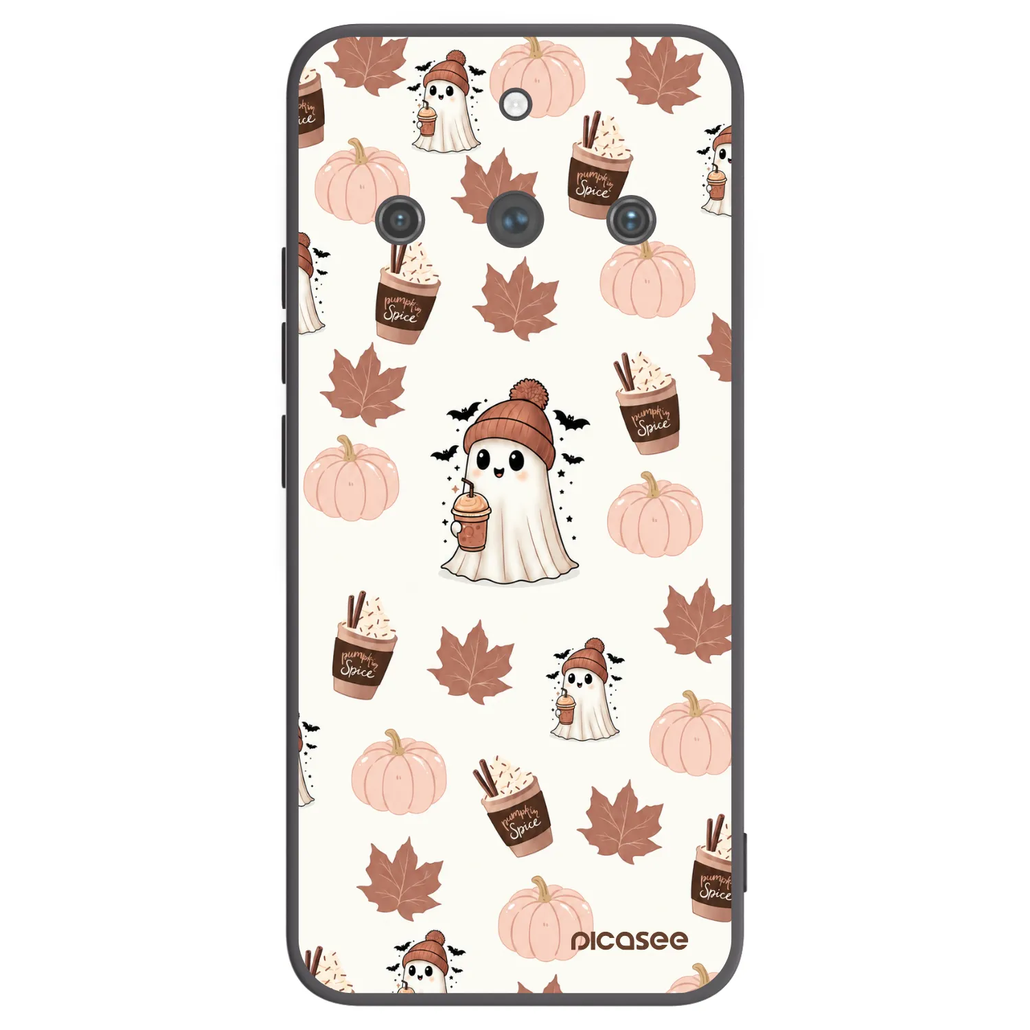 Picasee crna silikonska maskica za Realme 11 Pro+ - Pumpkin spice