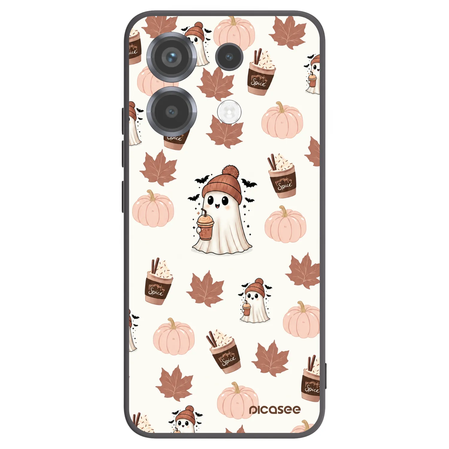 Picasee crna silikonska maskica za Xiaomi Poco X6 - Pumpkin spice