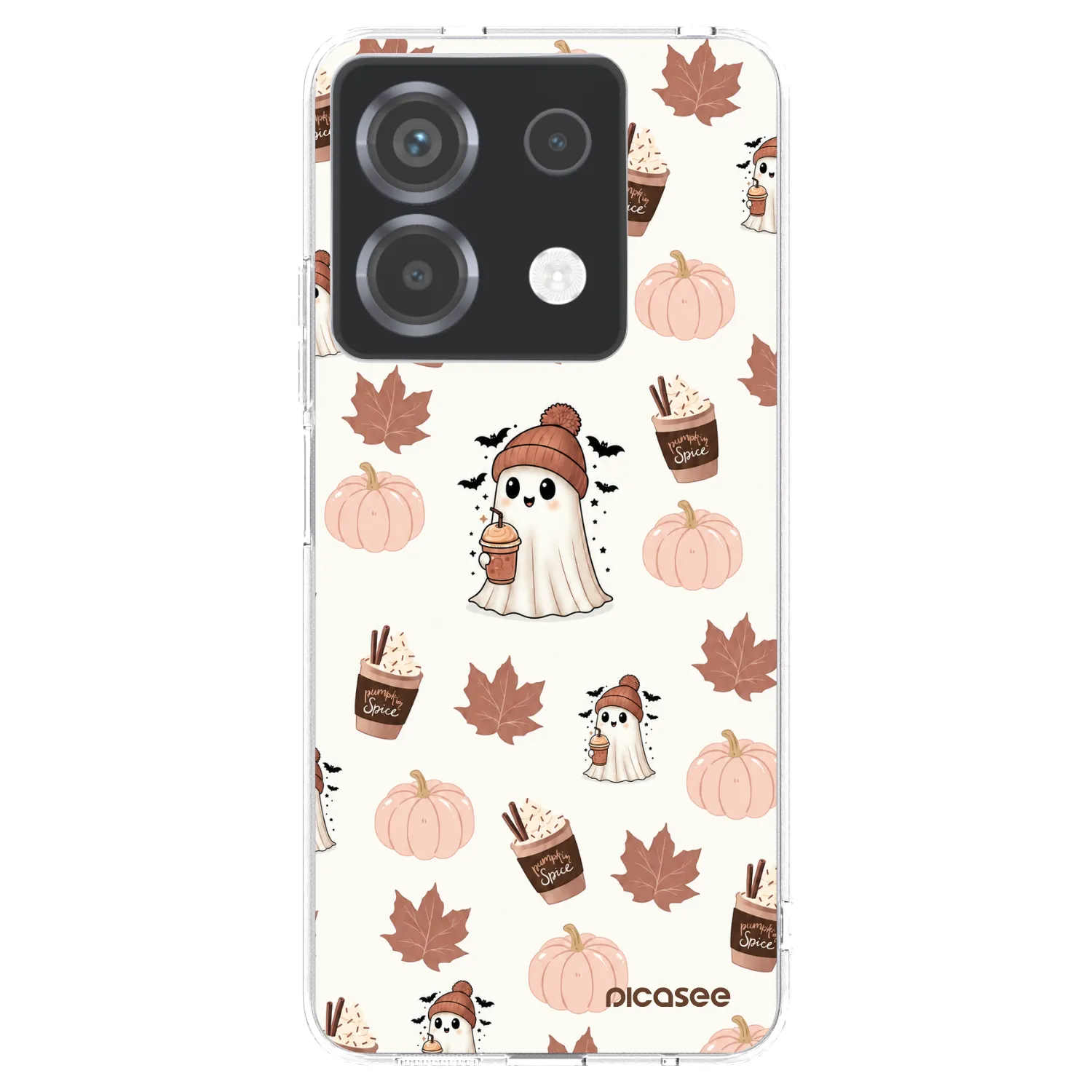 Picasee silikonska prozirna maskica za Xiaomi Poco X6 - Pumpkin spice