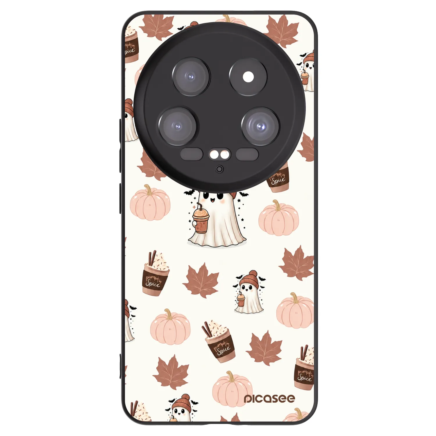 Picasee crna silikonska maskica za Xiaomi 14 Ultra - Pumpkin spice
