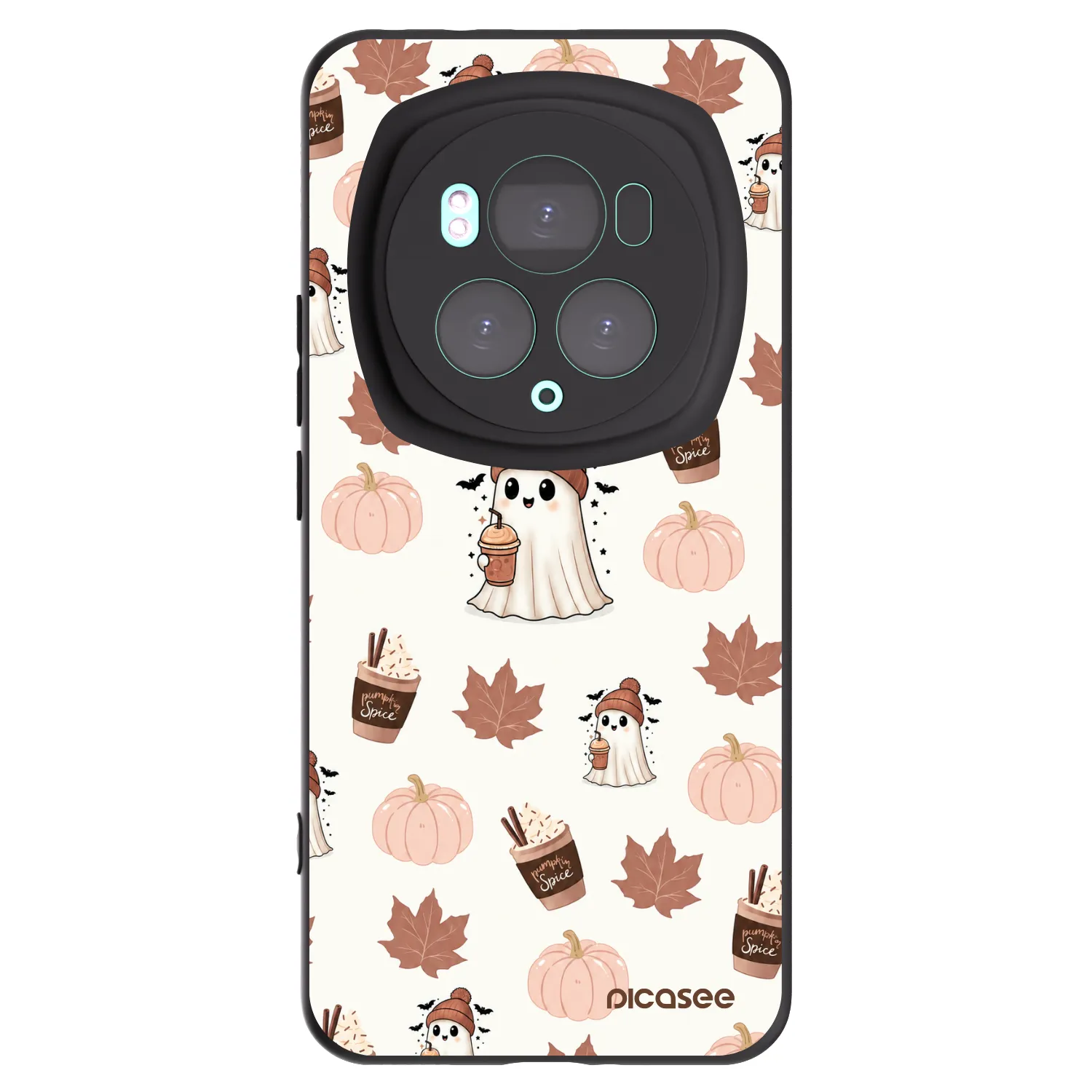 Picasee crna silikonska maskica za Honor Magic6 Pro - Pumpkin spice