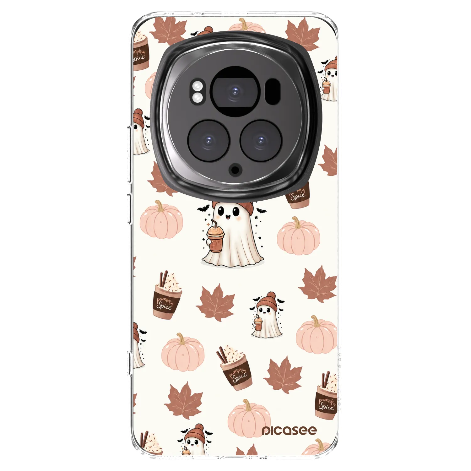 Picasee silikonska prozirna maskica za Honor Magic6 Pro - Pumpkin spice