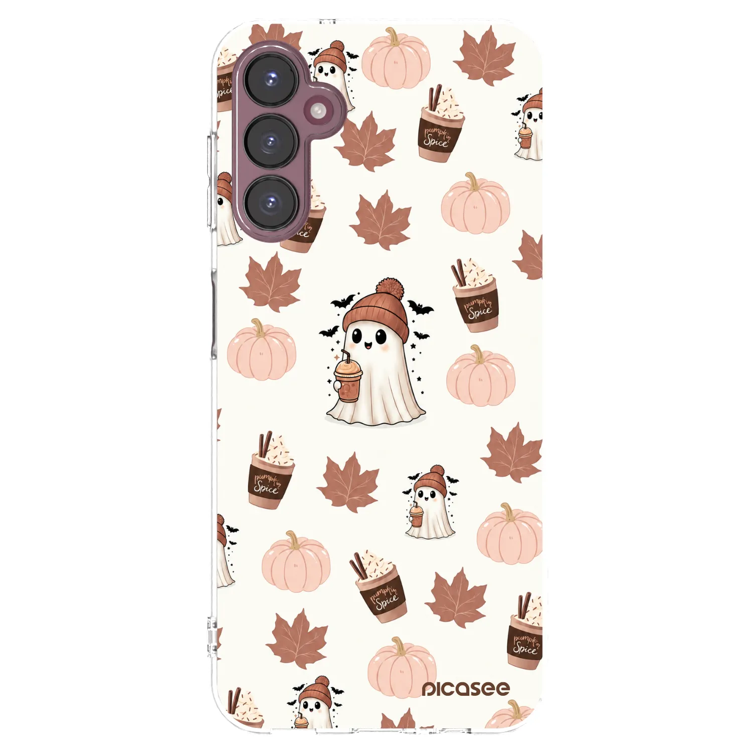 Picasee silikonska prozirna maskica za Samsung Galaxy A05s A057G - Pumpkin spice