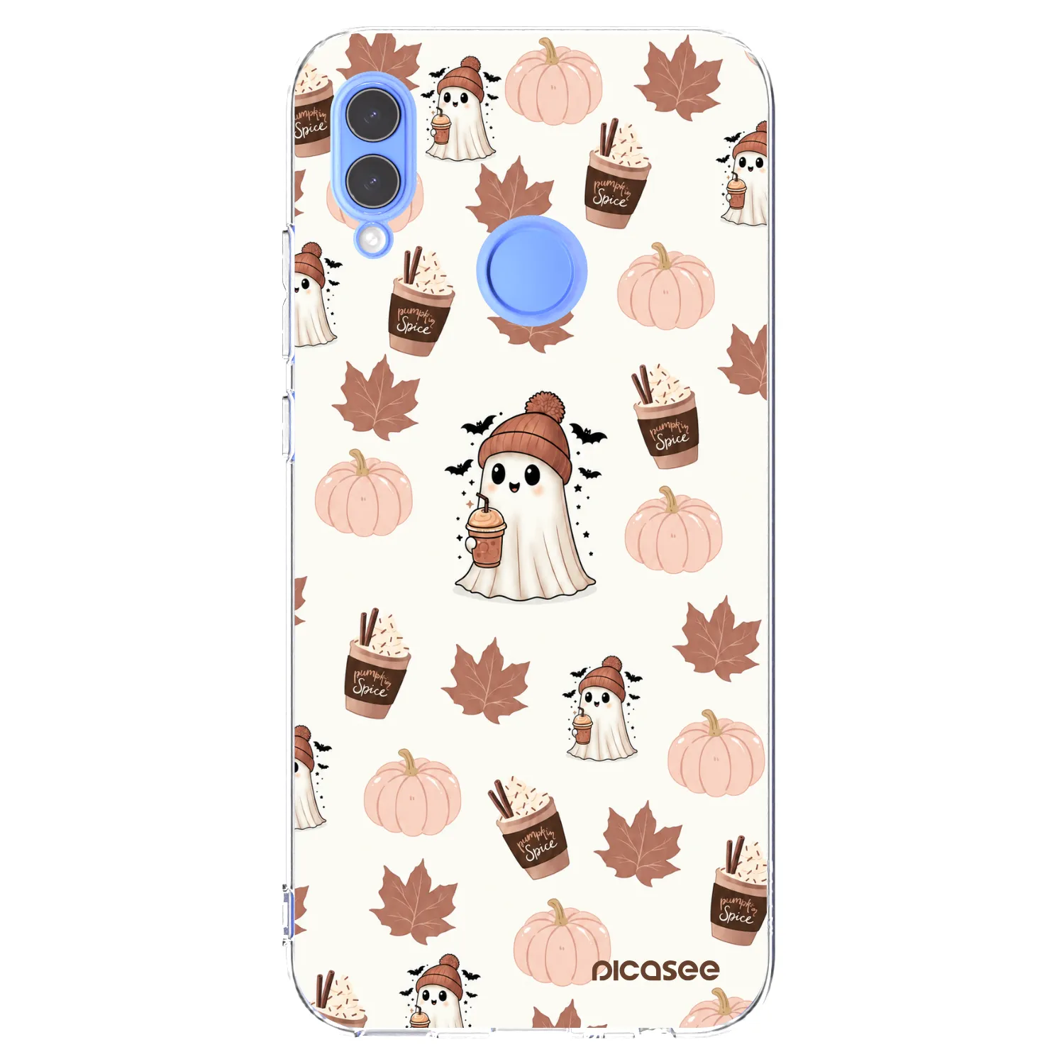 Picasee silikonska prozirna maskica za Honor 10 Lite - Pumpkin spice
