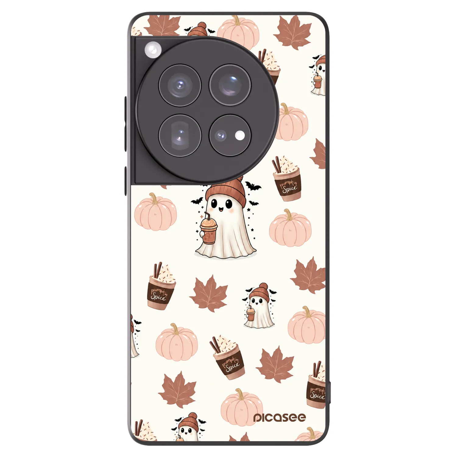 Picasee crna silikonska maskica za OnePlus 12 5G - Pumpkin spice