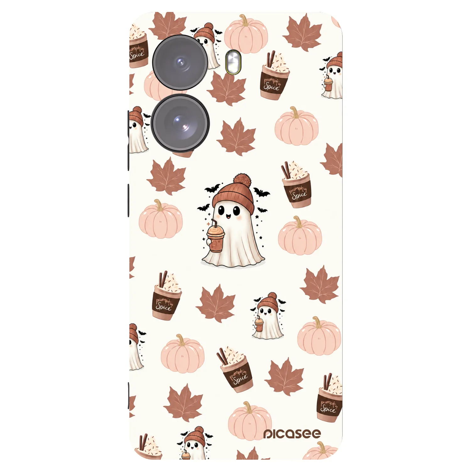 Picasee crna silikonska maskica za Xiaomi Poco X7 - Pumpkin spice