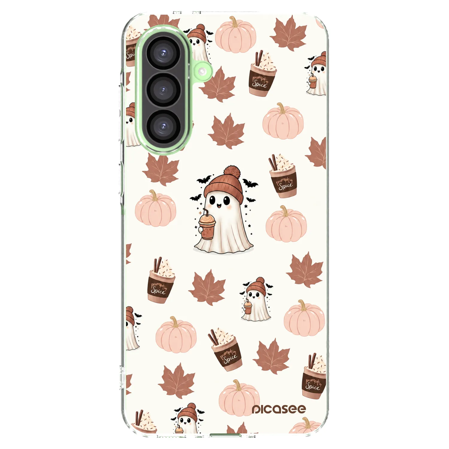 Picasee silikonska prozirna maskica za Samsung Galaxy A26 5G A266B - Pumpkin spice
