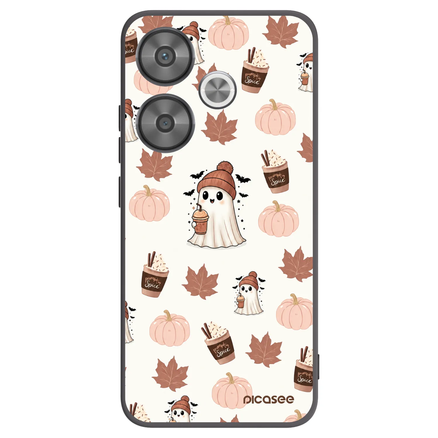 Picasee crna silikonska maskica za Xiaomi Poco F6 - Pumpkin spice